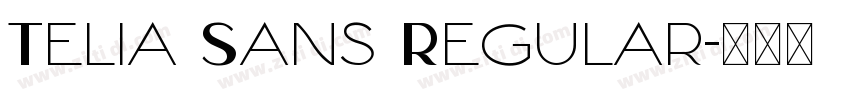 Telia Sans Regular字体转换